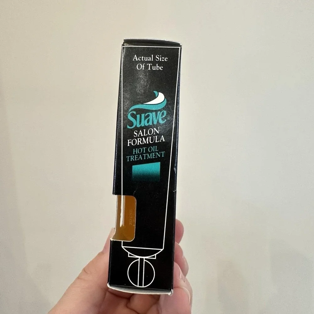 Vintage‎ Suave Salon Formula Hot Oil Treatment 2 Tubes (missing 1) Prop Gift